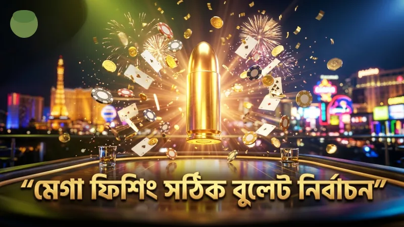 মেগা ফিশিং এ বড় মাছ ধরার জন্য সঠিক বুলেট নির্বাচন অত্যন্ত গুরুত্বপূর্ণ।