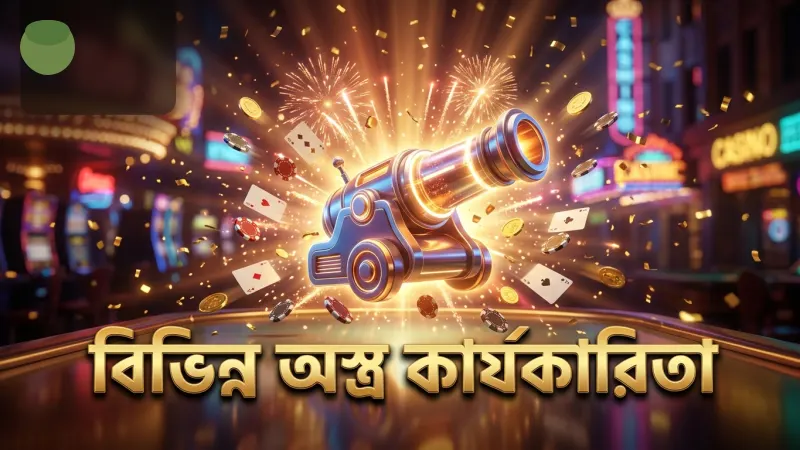রয়্যাল ফিশিং গেমে অস্ত্র এবং পাওয়ার-আপের তালিকা দেখুন 1 বিভিন্ন অস্ত্রের কার্যকারিতা ও সীমাবদ্ধতা বিশ্লেষণ।
